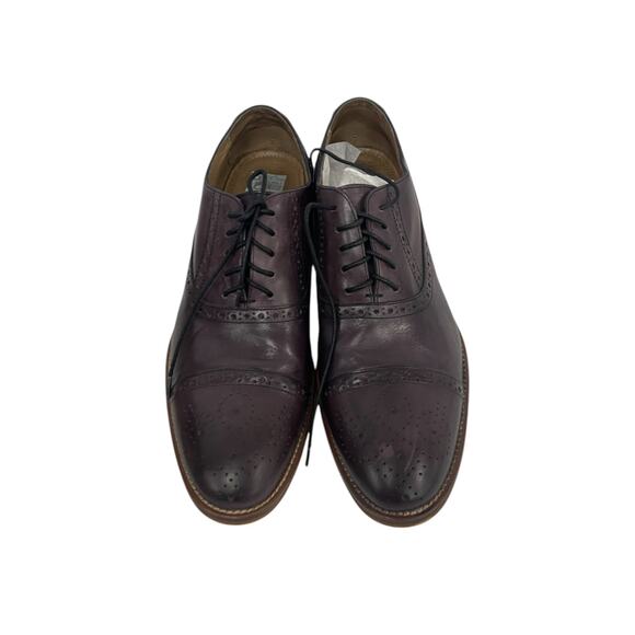 Johnston and Murphy Conard Dress Shoes Mens Size 11M Mahogany Brown 20-9534 main image 13